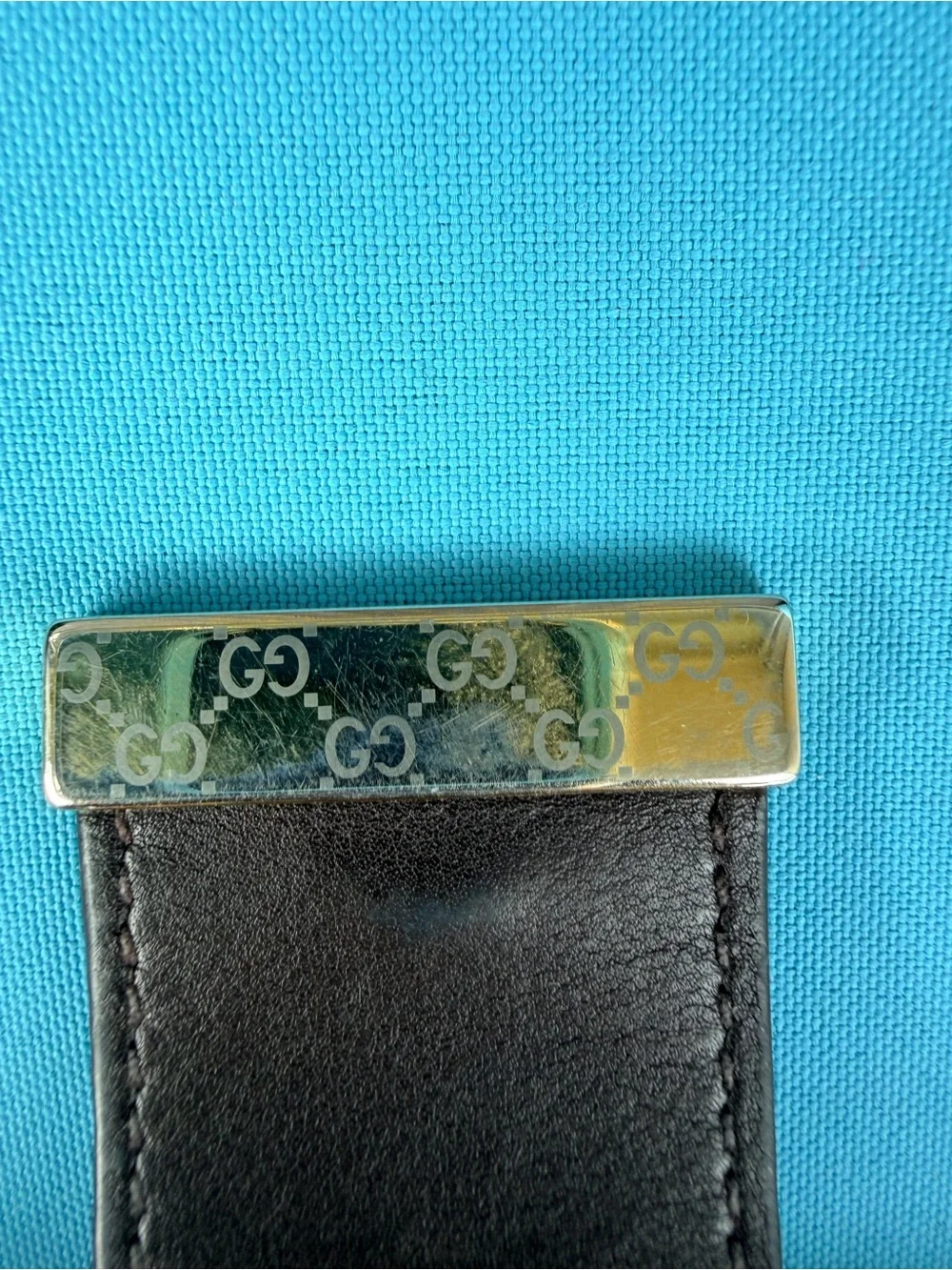 Gucci Dark Brown Embossed GG Leather Continental Wallet AUTHENTIC